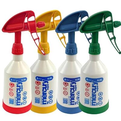 Lave Auto Pro KWAZAR Opryskiwacz ręczny MERCURY PRO Zestaw 4 opryskiwaczy 0,5 l Lave Auto Pro KWAZAR Opryskiwacz ręczny MERCURY PRO Zestaw 4 opryskiwaczy 0,5 l