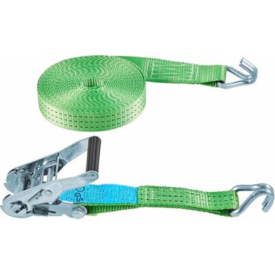 Connex DY270606 Pasek do ściągania z grzechotką/hakiem 8 m x 35 mm 3000 kg Connex DY270606 Pasek do ściągania z grzechotką/hakiem 8 m x 35 mm 3000 kg