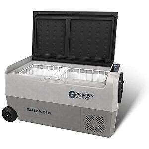Bluefin Active Expedice 36L, mini lodówka podróżna, chłodzenie i zamrażanie, energooszczędne ładowanie, dwie przegródki do przechowywania, sterowanie za pomocą aplikacji na smartfon, wyświetlacz LCD Bluefin Active Expedice 36L, mini lodówka podróżna, chłodzenie i zamrażanie, energooszczędne ładowanie, dwie przegródki do przechowywania, sterowanie za pomocą aplikacji na smartfon, wyświetlacz LCD