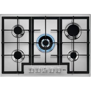 AEG HGB75400SM Slim Line kuchenka gazowa, 75 cm, 5 palników, stal nierdzewna AEG HGB75400SM Slim Line kuchenka gazowa, 75 cm, 5 palników, stal nierdzewna