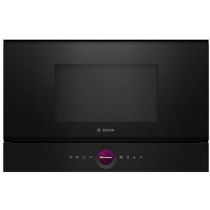 Bosch BFL7221B1, seria 8 kuchenka mikrofalowa do zabudowy, czarna, 38 x 60 cm, 900 W, zawias drzwi po lewej stronie, AutoPilot 7 z 7 automatycznymi programami, obsługa czyszczenia, wyświetlacz Bosch BFL7221B1, seria 8 kuchenka mikrofalowa do zabudowy, czarna, 38 x 60 cm, 900 W, zawias drzwi po lewej stronie, AutoPilot 7 z 7 automatycznymi programami, obsługa czyszczenia, wyświetlacz