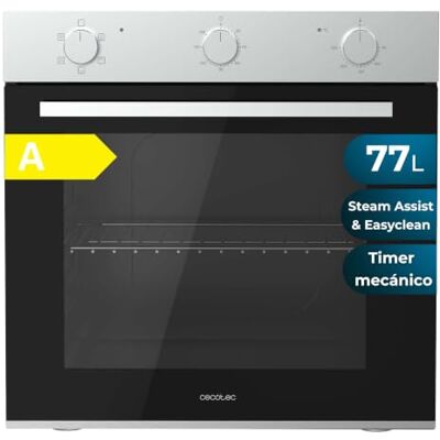 Cecotec Bolero Hexa C126001 Line Time A, 77 l, 2800 W Timer, 5 funkcji, Steam Base XXL do gotowania na parze, samooczyszczania, dmuchawy chłodzącej i podwójnego oszklenia Cecotec Bolero Hexa C126001 Line Time A, 77 l, 2800 W Timer, 5 funkcji, Steam Base XXL do gotowania na parze, samooczyszczania, dmuchawy chłodzącej i podwójnego oszklenia