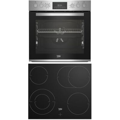 Beko BBUM12328X zestaw piekarników wielofunkcyjnych, 8 rodzajów ogrzewania, 72 l, płyta ceramiczna, funkcja czyszczenia SteamShine, stal nierdzewna Beko BBUM12328X zestaw piekarników wielofunkcyjnych, 8 rodzajów ogrzewania, 72 l, płyta ceramiczna, funkcja czyszczenia SteamShine, stal nierdzewna