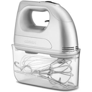 Cuisinart Power Advantage 7-biegowy blender ręczny, mikser balonowy, hak do ciasta, trzepaczka ze stali nierdzewnej, 7 prędkości, silnik 200 W, pojemnik do przechowywania ciśnieniowego Cuisinart Power Advantage 7-biegowy blender ręczny, mikser balonowy, hak do ciasta, trzepaczka ze stali nierdzewnej, 7 prędkości, silnik 200 W, pojemnik do przechowywania ciśnieniowego