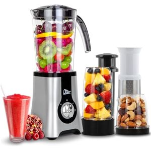 Uten Blender Smoothie 1,25 l, 380 W, mini blender kuchenny, blender 5 w 1 do koktajli mlecznych, soków owocowych i warzywnych, przenośny blender do uprawiania sportu, podróży i domu Uten Blender Smoothie 1,25 l, 380 W, mini blender kuchenny, blender 5 w 1 do koktajli mlecznych, soków owocowych i warzywnych, przenośny blender do uprawiania sportu, podróży i domu