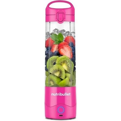NUTRIBULLET NBP003BP Różowy Przenośny Blender - 100 W, 475 ml, Bez BPA NUTRIBULLET NBP003BP Różowy Przenośny Blender - 100 W, 475 ml, Bez BPA