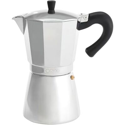 ORYX Kuchenny ekspres do kawy, garnek moka, aluminium, metaliczny srebrny, 600 ml ORYX Kuchenny ekspres do kawy, garnek moka, aluminium, metaliczny srebrny, 600 ml