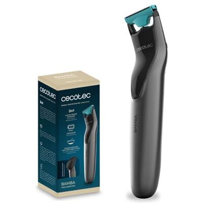 Cecotec Maszyna do cięcia włosów 2 w 1 PrecisionCare OneShave. Bezprzewodowa maszynka do golenia i przycinarka 45 min autonomii, ostrza ze stali nierdzewnej i regulowany grzebień Cecotec Maszyna do cięcia włosów 2 w 1 PrecisionCare OneShave. Bezprzewodowa maszynka do golenia i przycinarka 45 min autonomii, ostrza ze stali nierdzewnej i regulowany grzebień