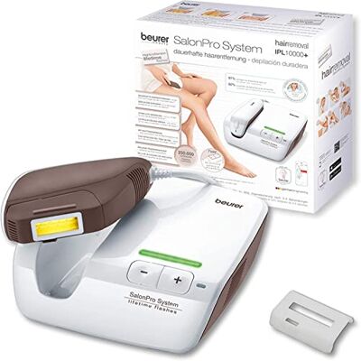 Beurer IPL 10000 plus, trwałe usuwanie włosów, testowane klinicznie, bardzo duża powierzchnia światła, 250 000 impulsów świetlnych Beurer IPL 10000 plus, trwałe usuwanie włosów, testowane klinicznie, bardzo duża powierzchnia światła, 250 000 impulsów świetlnych