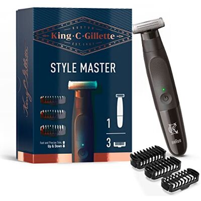 Gillette Style Master Męski akumulatorowy trymer do brody z ostrzem 4D Gillette Style Master Męski akumulatorowy trymer do brody z ostrzem 4D