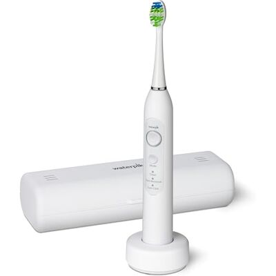 Waterpik Elektryczna Szczoteczka Soniczna Sensonic, Szczoteczka do Zębów dla Dorosłych z 3 Trybami Pracy, Etui Podróżne, Ładowarka USB, Biała STW-03EU Waterpik Elektryczna Szczoteczka Soniczna Sensonic, Szczoteczka do Zębów dla Dorosłych z 3 Trybami Pracy, Etui Podróżne, Ładowarka USB, Biała STW-03EU