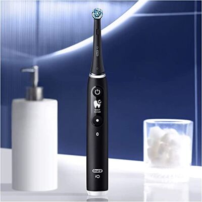 Oral-B Szczoteczka Elektryczna Akumulator iO6 Czarny Z Etui Podróżne, 1 Szczoteczka do Zębów + 1 Pasta do zębów Dziąseł & Emalia Pro-Naprawa Klasyczny 75ml Oral-B Szczoteczka Elektryczna Akumulator iO6 Czarny Z Etui Podróżne, 1 Szczoteczka do Zębów + 1 Pasta do zębów Dziąseł & Emalia Pro-Naprawa Klasyczny 75ml