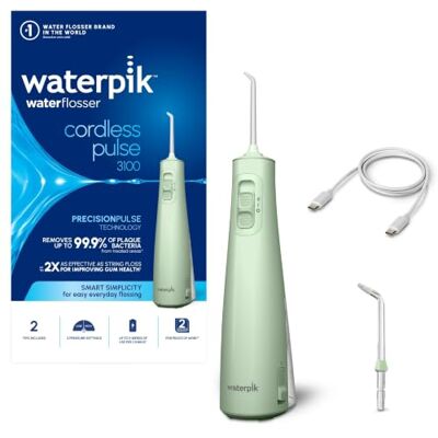 Waterpik Cordless Pulse Irygator Bezprzewodowy, Kolor Miętowy Waterpik Cordless Pulse Irygator Bezprzewodowy, Kolor Miętowy