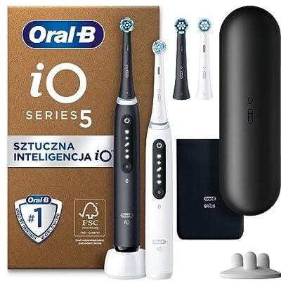 Oral-B iO Series 5 Plus Edycja Ładowana Elektroniczna Szczoteczka do Zębów - Elektroniczna Szczoteczka do Zębów Oral-B iO Series 5 Plus Edycja Ładowana Elektroniczna Szczoteczka do Zębów - Elektroniczna Szczoteczka do Zębów