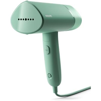 Philips Parownica Ręczna serii 3000 Moc 1000 W, Wyrzut pary 20 g/min, Odłączany Zbiornik na Wodę o pojemności 100 ml, Plastikowa Płytka, Jasno-zielony (STH3010/70) Philips Parownica Ręczna serii 3000 Moc 1000 W, Wyrzut pary 20 g/min, Odłączany Zbiornik na Wodę o pojemności 100 ml, Plastikowa Płytka, Jasno-zielony (STH3010/70)