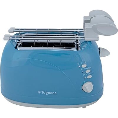 Tognana Iridea Toaster with Tongs, Plastic Stainless Steel, Sugar Paper Tognana Iridea Toaster with Tongs, Plastic Stainless Steel, Sugar Paper