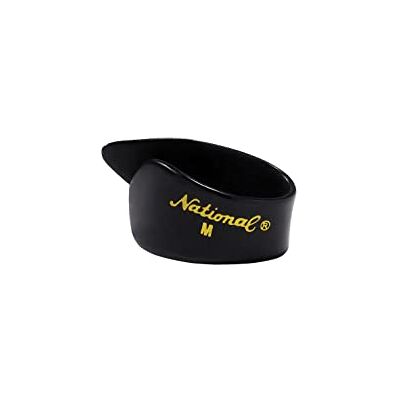 Waves D'Addario National Celuloid Kostki Palcowe Large Czarny, 12 Sztuk Waves D'Addario National Celuloid Kostki Palcowe Large Czarny, 12 Sztuk