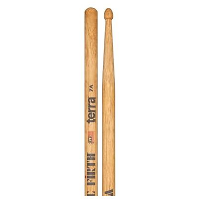Vic Firth Pałki perkusyjne z serii American Classic® Terra Series 7AT American Hickory Końcówka do drewna Vic Firth Pałki perkusyjne z serii American Classic® Terra Series 7AT American Hickory Końcówka do drewna