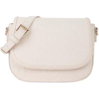 VBS8ZG10 VALENTINO, SAMBA RE (), Bor. SUP MAT PLASTICHE, FLAP BAG, ECRU (Donna) VBS8ZG10 VALENTINO, SAMBA RE (), Bor. SUP MAT PLASTICHE, FLAP BAG, ECRU (Donna)