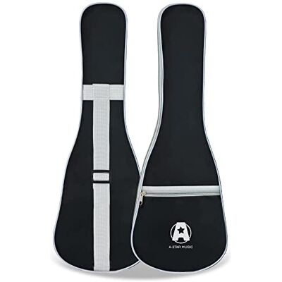 A-Star Soprano Ukulele Wyściełana torba koncertowa z kieszenią na suwak i paskiem na ramię A-Star Soprano Ukulele Wyściełana torba koncertowa z kieszenią na suwak i paskiem na ramię