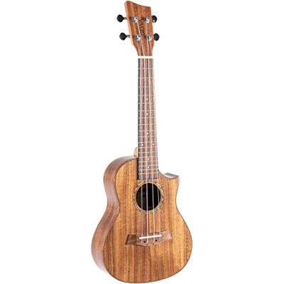 GEWA Concert Ukulele Manoa Korpus Koa z Cutaway Naturalny Wysoki Połysk w tym wyściełany Gig Bag S-CO-KN GEWA Concert Ukulele Manoa Korpus Koa z Cutaway Naturalny Wysoki Połysk w tym wyściełany Gig Bag S-CO-KN