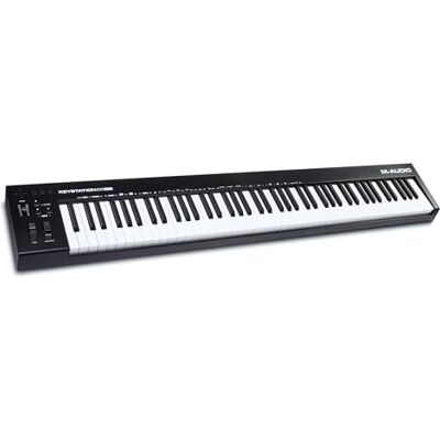 M-Audio Keystation 88 MK3 kontroler MIDI z 88 klawiszami półważonymi do sterowania wirtualnymi syntezatorami i parametrami DAW-ów M-Audio Keystation 88 MK3 kontroler MIDI z 88 klawiszami półważonymi do sterowania wirtualnymi syntezatorami i parametrami DAW-ów
