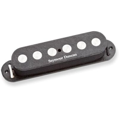 Seymour Duncan SSL-4 Single Series Quarter-Pound Flat Strat bez mikrofonu z kapturem do gitary elektrycznej, kolor czarny Seymour Duncan SSL-4 Single Series Quarter-Pound Flat Strat bez mikrofonu z kapturem do gitary elektrycznej, kolor czarny