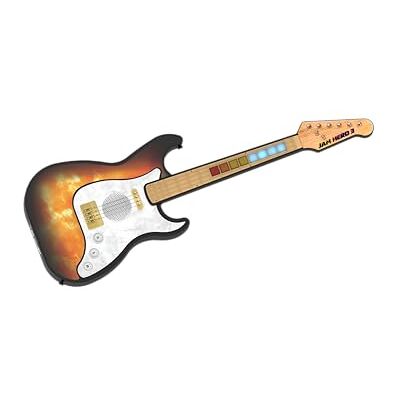 Cefa Toys Gitara elektryczna iDance Jam Hero 3, rzeczywisty rozmiar ze światłami LED, rytmy, solo, interaktywną aplikacją, akumulatorem, głośnikiem i efektami Cefa Toys Gitara elektryczna iDance Jam Hero 3, rzeczywisty rozmiar ze światłami LED, rytmy, solo, interaktywną aplikacją, akumulatorem, głośnikiem i efektami
