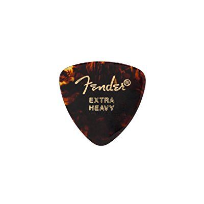 Fender Klasyczne celuloidowe kostki do gitary w kształcie 346, skorupa żółwia, bardzo ciężkie, 72-pak Fender Klasyczne celuloidowe kostki do gitary w kształcie 346, skorupa żółwia, bardzo ciężkie, 72-pak