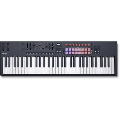 Novation FLkey 2 61 – 61-klaw. kontroler MIDI do FL Studio. Twórz bity dzięki półważonym klawiszom, USB, regulacji i modulacji, 16 padom perkusyjnym i arpeggiatorowi; w zestawie 6 miesięcy FL Studio Novation FLkey 2 61 – 61-klaw. kontroler MIDI do FL Studio. Twórz bity dzięki półważonym klawiszom, USB, regulacji i modulacji, 16 padom perkusyjnym i arpeggiatorowi; w zestawie 6 miesięcy FL Studio