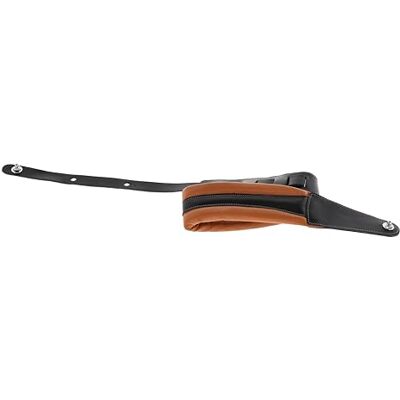 531393 GEWA pasek gitarowy Prestige Series, prawdziwa skóra, szerokość 85 mm, długość 103-139 cm, Security Locks – chrom, dry sand/black – średni brąz/czarny, 1 para F&S Security Locks w zestawie 531393 GEWA pasek gitarowy Prestige Series, prawdziwa skóra, szerokość 85 mm, długość 103-139 cm, Security Locks – chrom, dry sand/black – średni brąz/czarny, 1 para F&S Security Locks w zestawie
