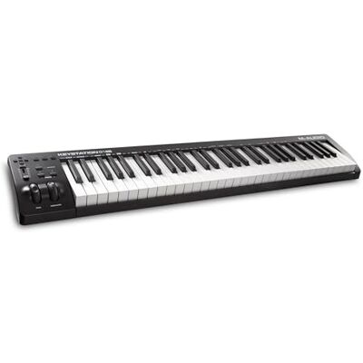 M-Audio Keystation 61 MK3 61-klawiszowa klawiatura sterująca MIDI USB do maca i PC-ta z darmowymi lekcjami online/w aplikacji i oprogramowaniem M-Audio Keystation 61 MK3 61-klawiszowa klawiatura sterująca MIDI USB do maca i PC-ta z darmowymi lekcjami online/w aplikacji i oprogramowaniem