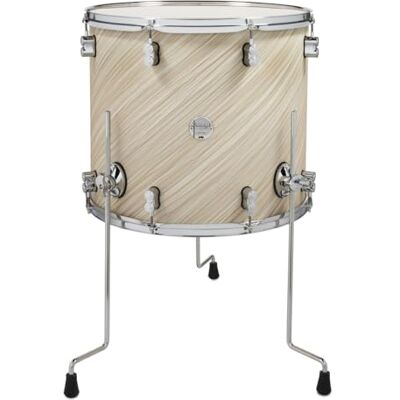 Pacific Drums Concept Maple Floor Tom, 18" x 16", Twisted Ivory Finish Ply Pacific Drums Concept Maple Floor Tom, 18" x 16", Twisted Ivory Finish Ply