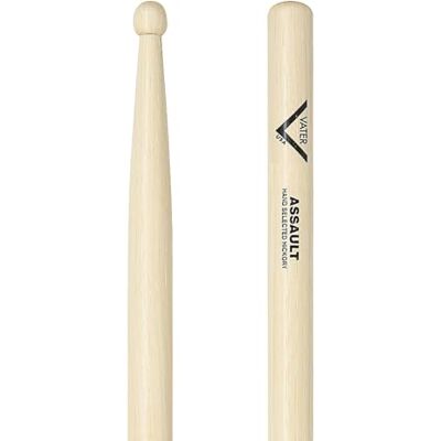 Vater Percussion Drumsticks American Hickory Assault 16,375 cala VHAW Assault – 16,375 cala / 41,59 cm – amerykańska hikora – beczułkowata główka drewniana Vater Percussion Drumsticks American Hickory Assault 16,375 cala VHAW Assault – 16,375 cala / 41,59 cm – amerykańska hikora – beczułkowata główka drewniana