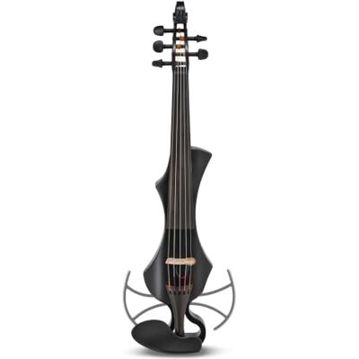 GEWA E-Violin, skrzypce elektroniczne, Novita 3.0 czarne z adapterem do podpórki na ramię, 5-strunowe GEWA E-Violin, skrzypce elektroniczne, Novita 3.0 czarne z adapterem do podpórki na ramię, 5-strunowe