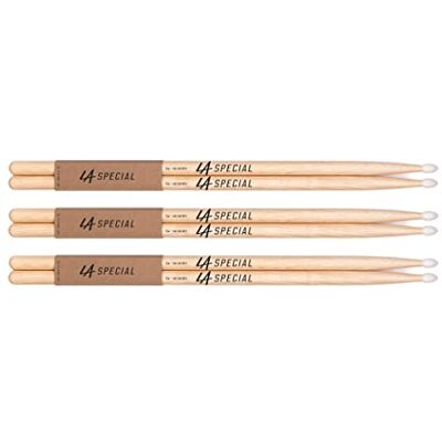 ProMark LA Specials Pałki Perkusyjne Hickory 5A, Nylonowa Końcówka, 3 Pary ProMark LA Specials Pałki Perkusyjne Hickory 5A, Nylonowa Końcówka, 3 Pary