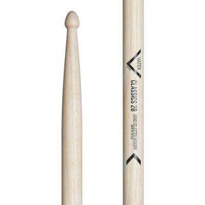 Vater Classics 2B, drewniane pałki perkusyjne American Hickory 16,25" VHC2BW Vater Classics 2B, drewniane pałki perkusyjne American Hickory 16,25" VHC2BW
