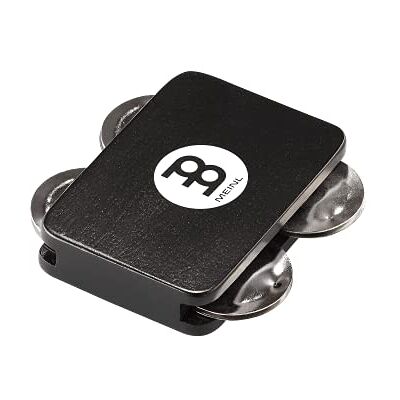Meinl Percussion JT-S-BK Jingle Tap z obejmami ze stali nierdzewnej, kolor czarny Cajon Add-On Meinl Percussion JT-S-BK Jingle Tap z obejmami ze stali nierdzewnej, kolor czarny Cajon Add-On