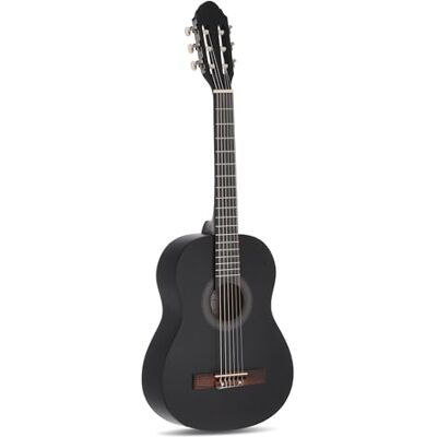 Juan Miguel Navarrez gitara koncertowa gitara klasyczna 1/2 czarna w zestawie pokrowiec Juan Miguel Navarrez gitara koncertowa gitara klasyczna 1/2 czarna w zestawie pokrowiec
