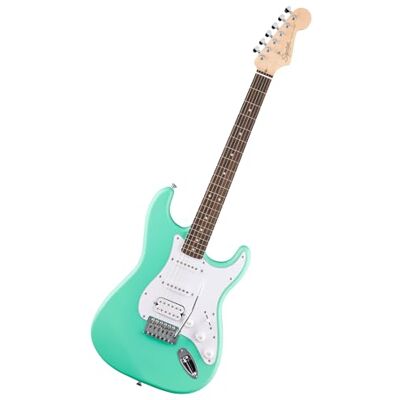 Fender Squier by Debut Collection HSS Stratocaster gitara elektryczna, podstrunnica Laurel, biała maskownica, Seafoam Green Fender Squier by Debut Collection HSS Stratocaster gitara elektryczna, podstrunnica Laurel, biała maskownica, Seafoam Green