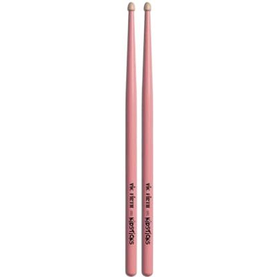 Vic Firth American Classic® pałeczki perkusyjne Kidsticks American Hickory drewniana końcówka różowy Vic Firth American Classic® pałeczki perkusyjne Kidsticks American Hickory drewniana końcówka różowy
