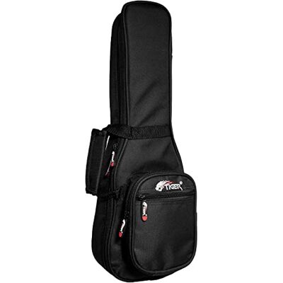 Tiger INC26-BK Deluxe wyściełana sopranowa ukulele Gig Bag (wyściełana torba 10 mm) Pokrowiec na ukulele sopranowe z wyściółką 10 mm. Zapewnia ochronę instrumentu podczas transportu i przechowywania. Tiger INC26-BK Deluxe wyściełana sopranowa ukulele Gig Bag (wyściełana torba 10 mm) Pokrowiec na ukulele sopranowe z wyściółką 10 mm. Zapewnia ochronę instrumentu podczas transportu i przechowywania.