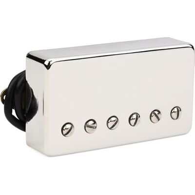 DiMarzio DP500FN Super PAF Ceramic – High-Output Humbucker do gitary elektrycznej – Vintage PAF Look, Bridge Pickup, F-Spaced, nikiel DiMarzio DP500FN Super PAF Ceramic – High-Output Humbucker do gitary elektrycznej – Vintage PAF Look, Bridge Pickup, F-Spaced, nikiel