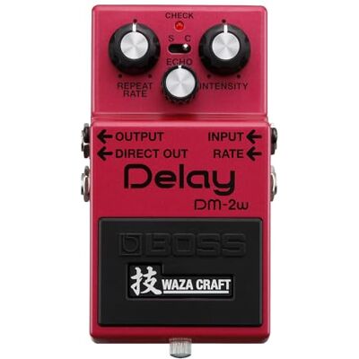 Boss DM-2W Delay Efekt Gitarowy Premium Waza Craft z Obwodem Analogowym Wierna Reprodukcja Delaya Vintage DM-2 Tryby Grania Standard i Custom 5-letnia Gwarancja Boss DM-2W Delay Efekt Gitarowy Premium Waza Craft z Obwodem Analogowym Wierna Reprodukcja Delaya Vintage DM-2 Tryby Grania Standard i Custom 5-letnia Gwarancja