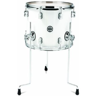 Pacific Drums Concept Maple Floor Tom, 14" x 12", Pearlescent White Lacquer Pacific Drums Concept Maple Floor Tom, 14" x 12", Pearlescent White Lacquer