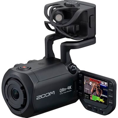 Zoom Q8n-4K Kamera Wideo 4K dla Muzyków – Rejestrator Audio-Wideo z Wejściami XLR i Obiektywem Szerokokątnym Zoom Q8n-4K Kamera Wideo 4K dla Muzyków – Rejestrator Audio-Wideo z Wejściami XLR i Obiektywem Szerokokątnym