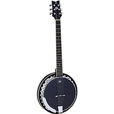 Ortega Guitars OBJ350/6-SBK Banjo Ortega Guitars OBJ350/6-SBK Banjo
