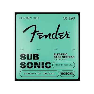 Fender 9050ml Elektryczne ciągi gitary basowej 50-100 Fender 9050ml Elektryczne ciągi gitary basowej 50-100