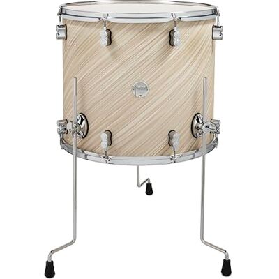 Pacific Drums Concept Maple Floor Tom, 18" x 16", Twisted Ivory Finish Ply Pacific Drums Concept Maple Floor Tom, 18" x 16", Twisted Ivory Finish Ply