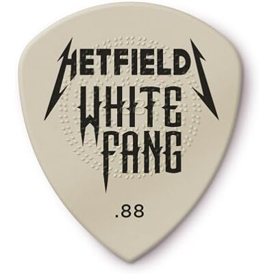 Dunlop Hetfield's White Fang™ Custom Flow® Pick .88MM 6-pak (PH122P.88) Dunlop Hetfield's White Fang™ Custom Flow® Pick .88MM 6-pak (PH122P.88)
